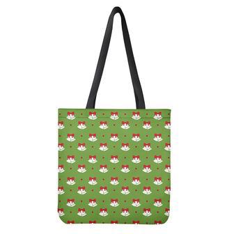 Merry Christmas Bells Pattern Print Tote Bag | Newhawaiianshirts AU