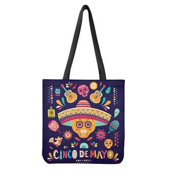 Mexican Skull Cinco De Mayo Print Tote Bag | Newhawaiianshirts