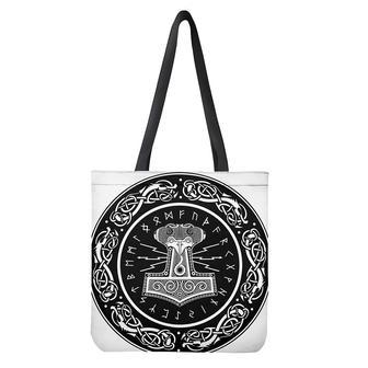 Mjolnir Norse Mythology Print Tote Bag | Newhawaiianshirts