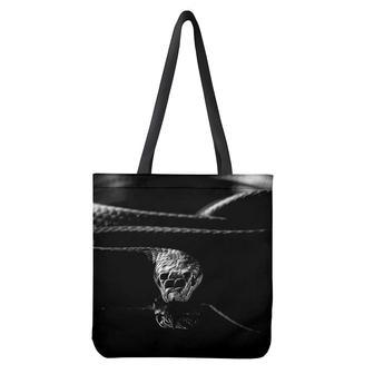 Monochrome Rhinoceros Ratsnake Print Tote Bag | Newhawaiianshirts AU