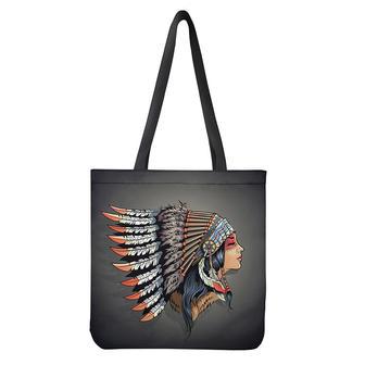 Native American Indian Girl Print Tote Bag | Newhawaiianshirts CA