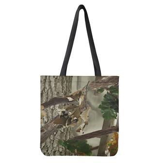 Oak Tree Hunting Camouflage Print Tote Bag | Newhawaiianshirts AU