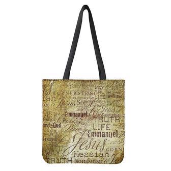 Old Religious Words Print Tote Bag | Newhawaiianshirts UK