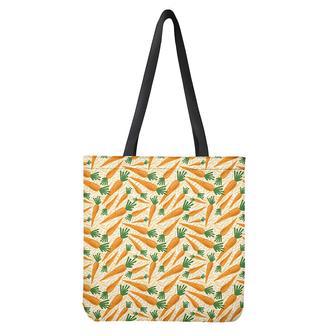 Orange Carrot Pattern Print Tote Bag | Newhawaiianshirts