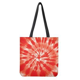 Orange Tie Dye Print Tote Bag | Newhawaiianshirts AU