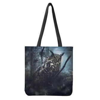 Owl At Night Print Tote Bag | Newhawaiianshirts