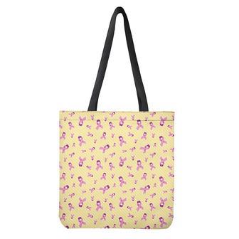 Pastel Breast Cancer Awareness Print Tote Bag | Newhawaiianshirts AU