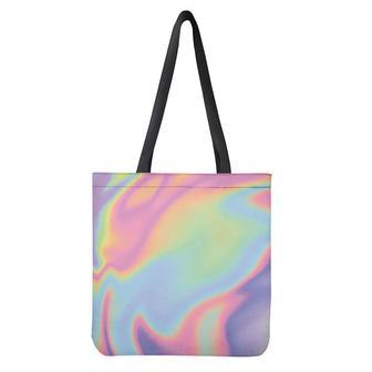 Pastel Holographic Print Tote Bag | Newhawaiianshirts AU