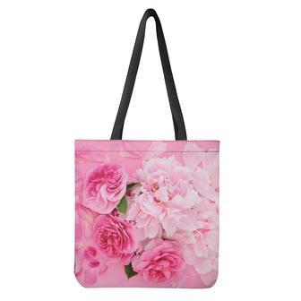 Peony And Rose Print Tote Bag | Newhawaiianshirts AU