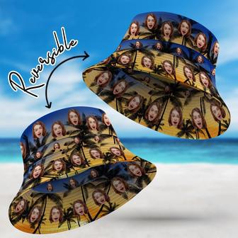 Personalized Bucket Hat Double-Side-Wear Funny Hawaiian Style Reversible Fisherman Hat | Newhawaiianshirts CA