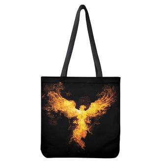 Phoenix Firebird Print Tote Bag | Newhawaiianshirts