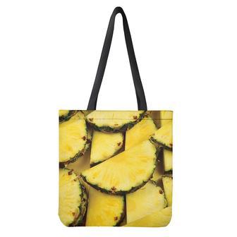 Pineapple Slices Print Tote Bag | Newhawaiianshirts DE