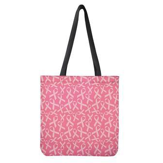 Pink Ribbon Breast Cancer Pattern Print Tote Bag | Newhawaiianshirts DE