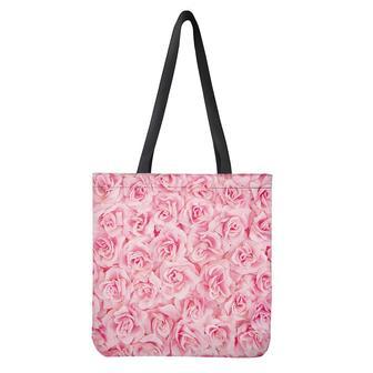 Pink Rose Print Tote Bag | Newhawaiianshirts CA