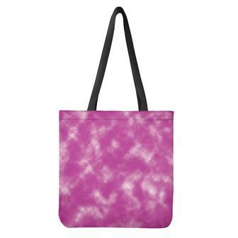 Pink Tie Dye Print Tote Bag | Newhawaiianshirts DE