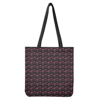 Pink Tyrannosaurus Fossil Pattern Print Tote Bag | Newhawaiianshirts