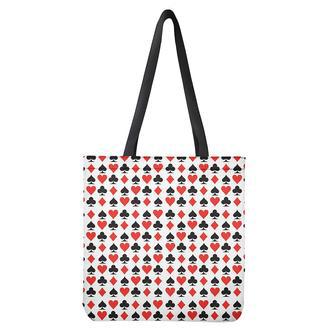 Playing Card Symbols Pattern Print Tote Bag | Newhawaiianshirts AU