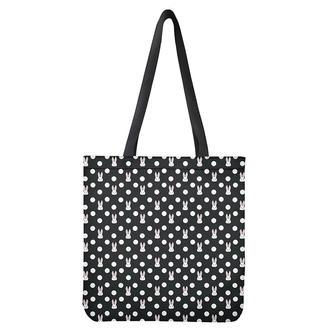 Polka Dot Rabbit Pattern Print Tote Bag | Newhawaiianshirts