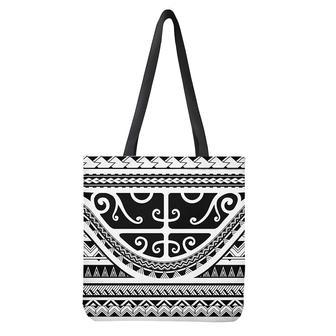 Polynesian Tribal Tattoo Pattern Print Tote Bag | Newhawaiianshirts