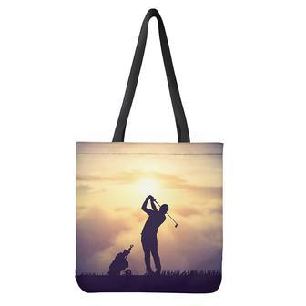 Pro Golf Swing Print Tote Bag | Newhawaiianshirts UK