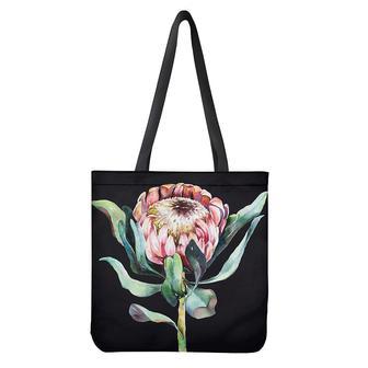 Protea Flower Print Tote Bag | Newhawaiianshirts UK