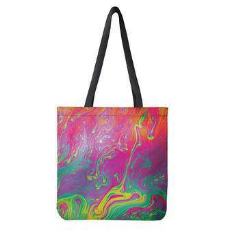 Psychedelic Formed Print Tote Bag | Newhawaiianshirts DE