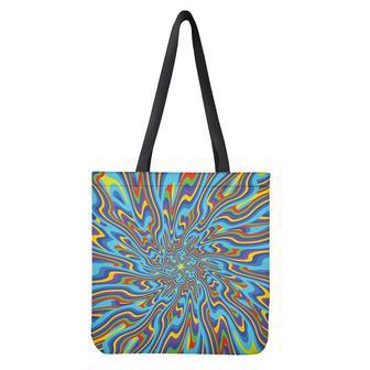 Psychedelic Print Tote Bag | Newhawaiianshirts AU