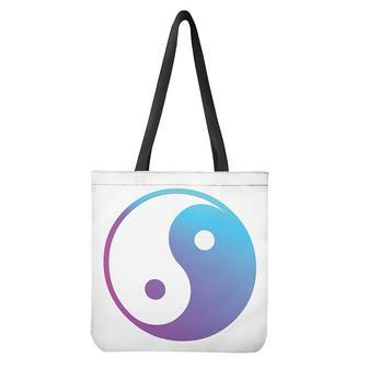 Purple And Blue Yin Yang Print Tote Bag | Newhawaiianshirts UK