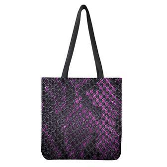 Purple Snakeskin Print Tote Bag | Newhawaiianshirts DE