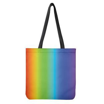 Rainbow Gradient Print Tote Bag | Newhawaiianshirts CA