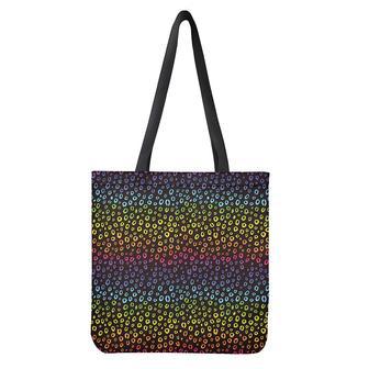 Rainbow Leopard Pattern Print Tote Bag | Newhawaiianshirts