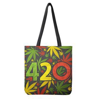 Rasta 420 Print Tote Bag | Newhawaiianshirts