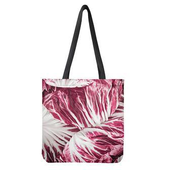 Red Cabbage Leaves Print Tote Bag | Newhawaiianshirts CA