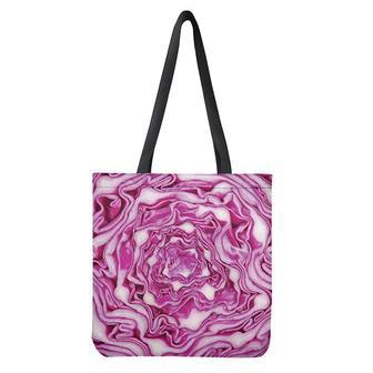 Red Cabbage Print Tote Bag | Newhawaiianshirts