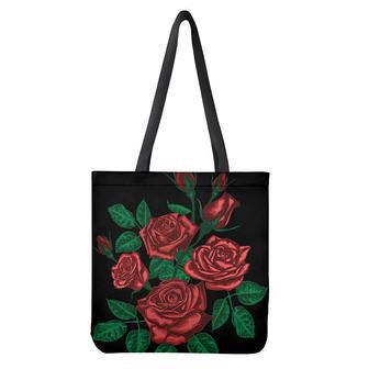 Red Roses Tattoo Print Tote Bag | Newhawaiianshirts DE