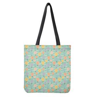 Retro Air Balloon Pattern Print Tote Bag | Newhawaiianshirts DE