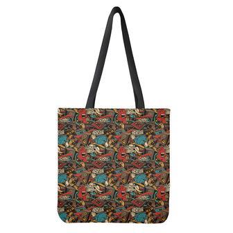 Retro Graffiti Pattern Print Tote Bag | Newhawaiianshirts