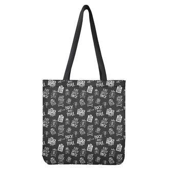 Rock And Roll Music Pattern Print Tote Bag | Newhawaiianshirts