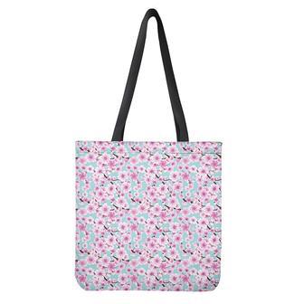 Sakura Cherry Blossom Pattern Print Tote Bag | Newhawaiianshirts CA