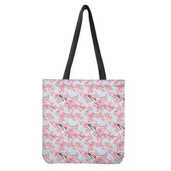 Sakura Flower Cherry Blossom Print Tote Bag | Newhawaiianshirts AU