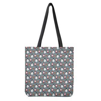 Santa Claus And Friends Pattern Print Tote Bag | Newhawaiianshirts UK