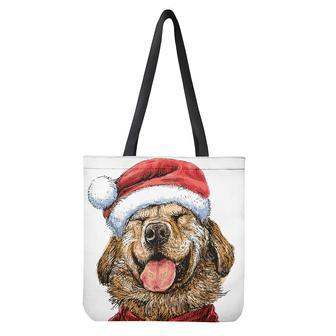 Santa Labrador Retriever Print Tote Bag | Newhawaiianshirts DE