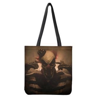 Scary Clown Print Tote Bag | Newhawaiianshirts CA