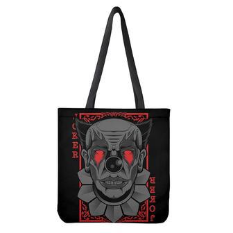 Scary Joker Card Print Tote Bag | Newhawaiianshirts DE