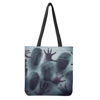 Screaming Horror Ghost Print Tote Bag | Newhawaiianshirts UK