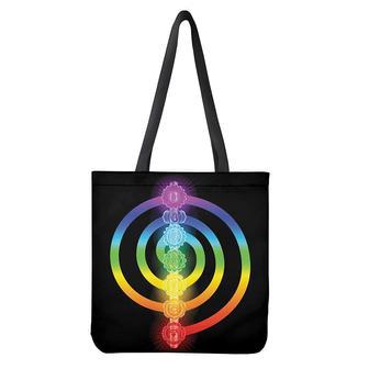 Seven Chakras Rainbow Of Life Print Tote Bag | Newhawaiianshirts AU