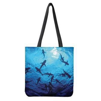 Shark Underwear Print Tote Bag | Newhawaiianshirts CA