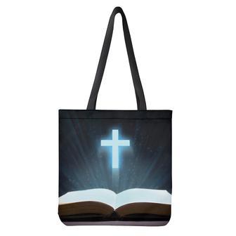 Shining Holy Bible Print Tote Bag | Newhawaiianshirts DE