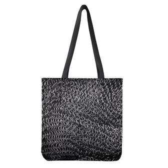 Silver Chainmail Print Tote Bag | Newhawaiianshirts CA