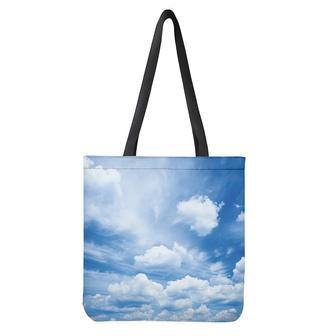 Sky Cloud Print Tote Bag | Newhawaiianshirts UK